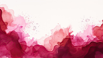 red watercolor background