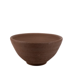 luxury ceramic bowl decorative object isolated on white background