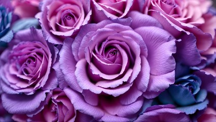 Dusty purple rose blue pink abstract gradient background. 