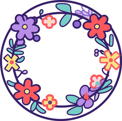 Wreath Vector Artistry Illustrated CollectionVectorized Wreath Showcase Artistic