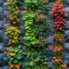 Green Wall Seamless for background