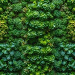 Green Wall Seamless for background
