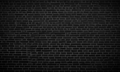 Dunkle Eleganz: Hintergrund mit schwarzen Backsteinen für visuelle Tiefe - obrazy, fototapety, plakaty