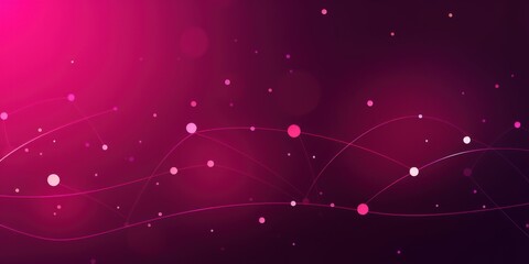 Magenta minimalistic background with line and dot pattern