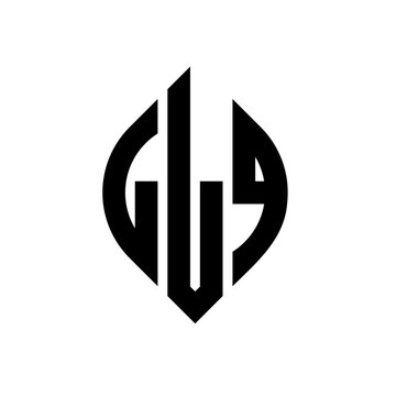 LLQ circle letter logo design with circle and ellipse shape. LLQ ellipse letters with typographic style. The three initials form a circle logo. LLQ circle emblem abstract monogram letter mark vector.