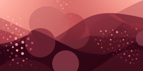 Maroon abstract core background with dots, rhombuses, and circles
