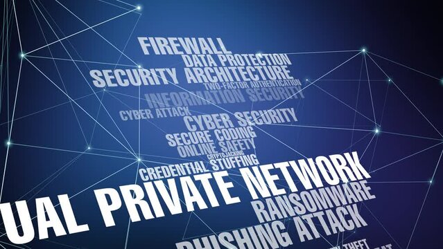 Security in cyberspace safeguarding connected lines with cyber secure technology and secure lettering in digital protection template for data security and privacy