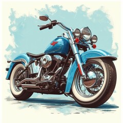 Vintage Bike Illustration