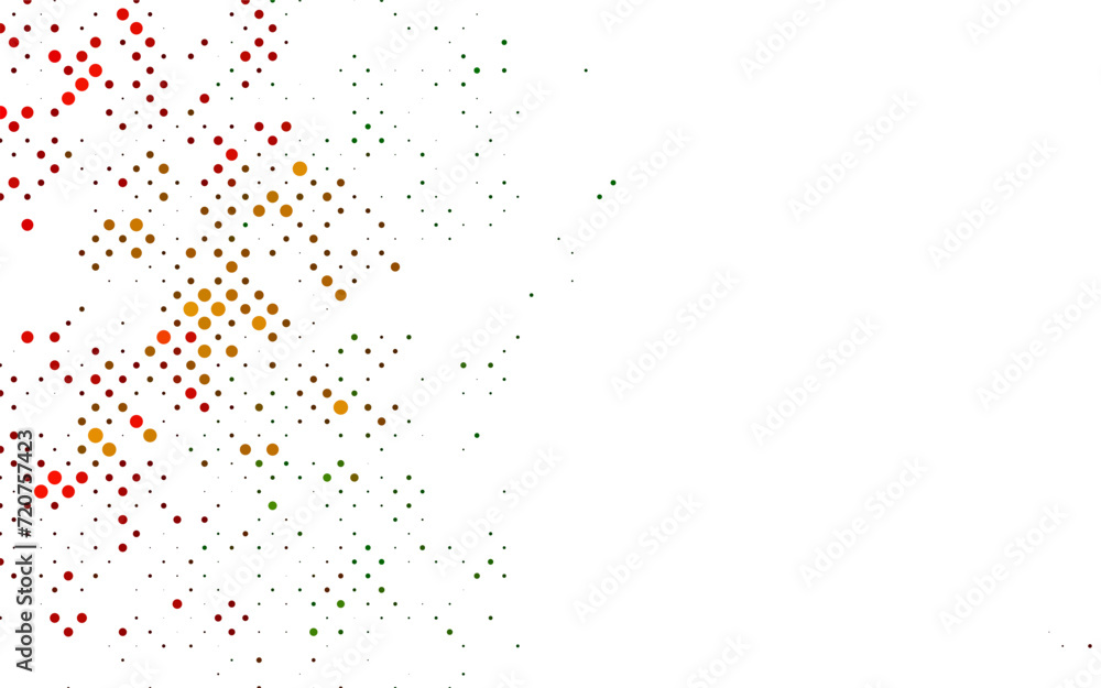 Aufkleber light multicolor, rainbow vector layout with circle shapes. blurred bubbles on abstract background w