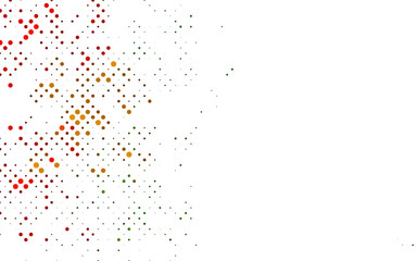 Light Multicolor, Rainbow vector layout with circle shapes. Blurred bubbles on abstract background with colorful gradient. Pattern for beautiful websites.