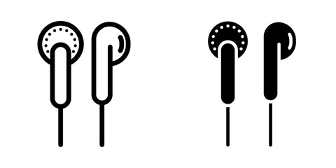Earphone Icon. for mobile concept and web design. vector illustration