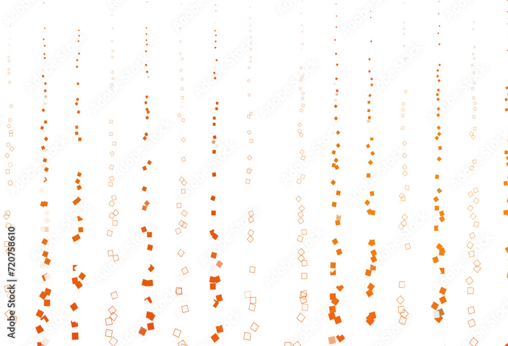 Aufkleber light orange vector texture with rectangular style.
