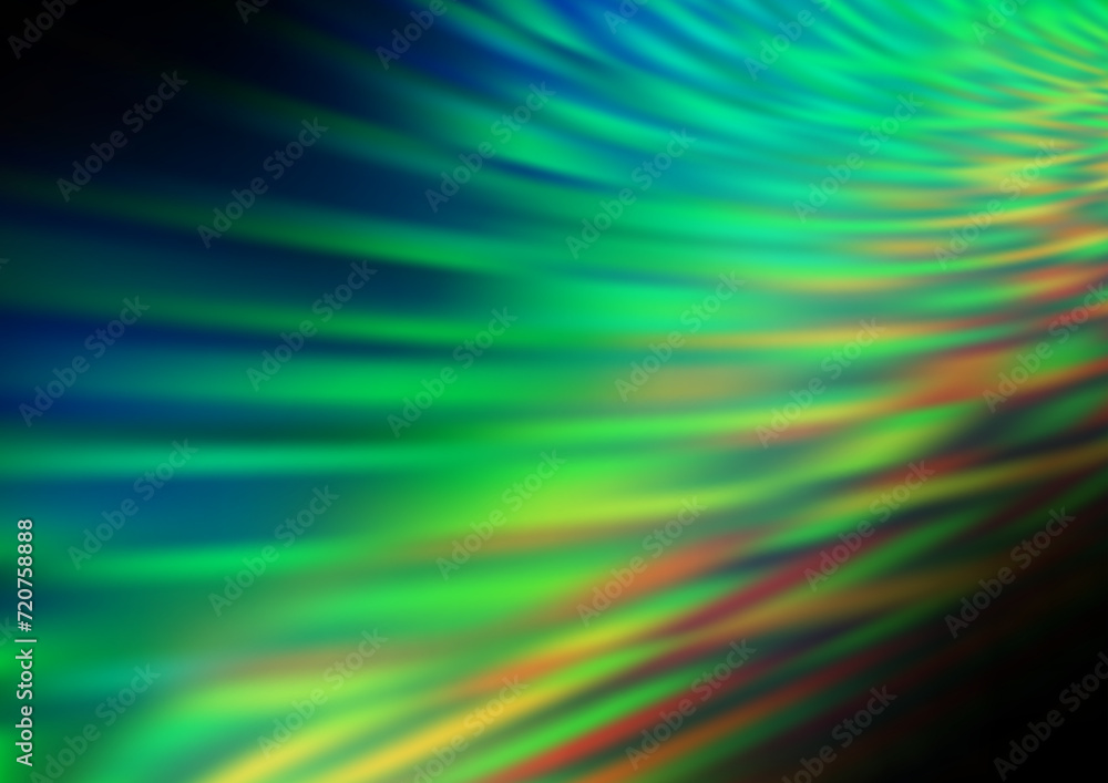 Poster dark blue, green vector glossy abstract background. colorful abstract illustration with gradient. th
