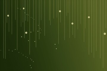 Olive minimalistic background with line and dot pattern