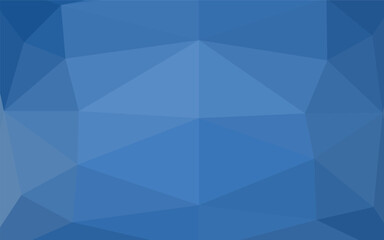 Light BLUE vector polygonal pattern. A completely new color illustration in a vague style. Brand new design for your business.
