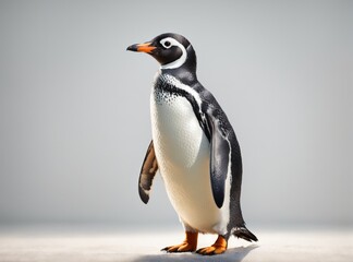 Fototapeta premium Penguin on Clean White