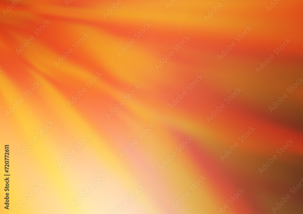 Poster Light Orange vector abstract bokeh pattern. Colorful abstract illustration with gradient. A completely new template for your design.