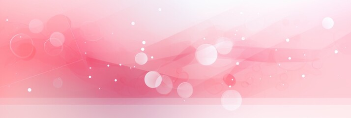 Pink abstract core background with dots, rhombuses, and circles