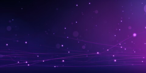 Purple minimalistic background with line and dot pattern