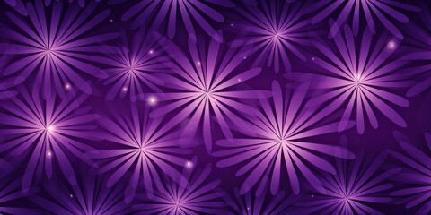 Purple striking artwork featuring a seamless pattern