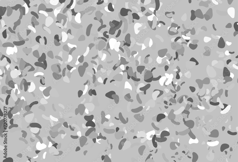 Aufkleber light silver, gray vector background with abstract forms.