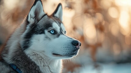 A detailed view of a dog's face covered in snow. Perfect for winter-themed designs and pet-related content