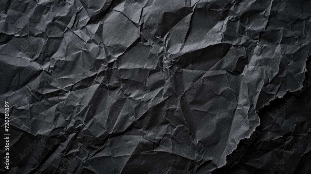 Poster a close up view of a piece of black paper. suitable for various creative projects
