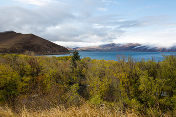 View of Lake Sevan in Armenia