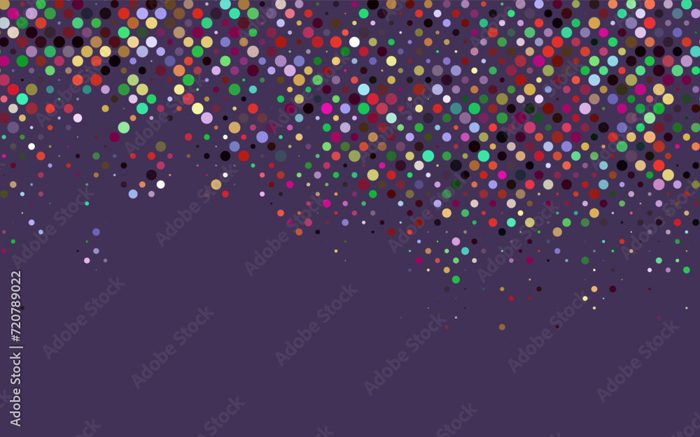 Aufkleber light multicolor, rainbow vector texture with disks. illustration with set of shining colorful abstr