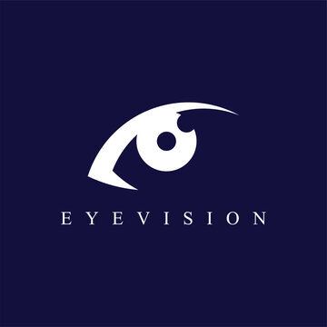 eye logo design template vector