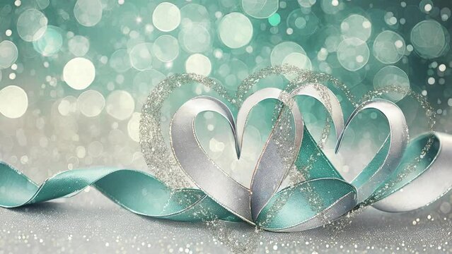 Silver hearts, Wedding, Anniversary, Valentines Day, Hearts