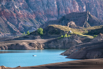 Valle Grande Reservoir, Atuel River, near the city of San Rafael, Mendoza Province, Cuyo Region, Argentina