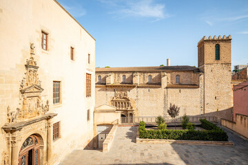 old buildings in Tortosa, comarca of Baix Ebre, Province of Tarragona, Catalonia, Spain