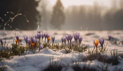  spring crocus flowers © Master-L