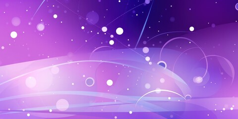 Violet abstract core background with dots, rhombuses and circles