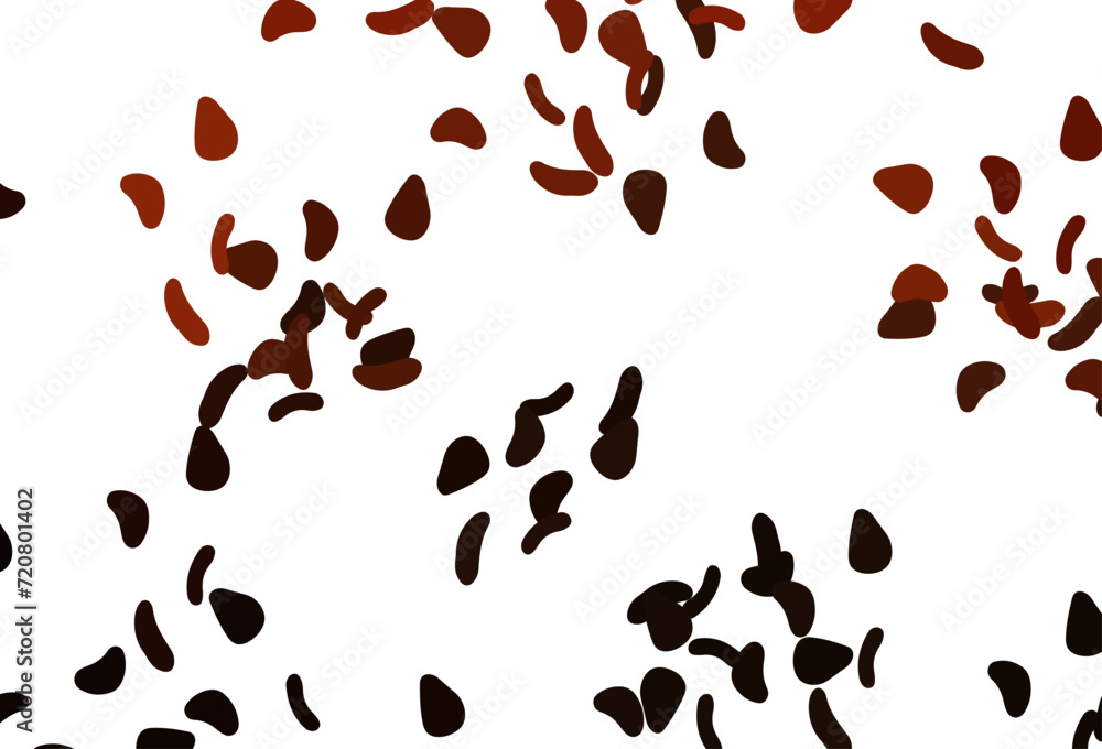 Poster light red vector texture with random forms.