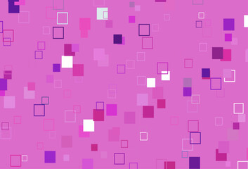Light Pink, Blue vector layout with rectangles, squares.