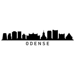 Obraz premium Odense skyline
