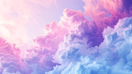 A vibrant masterpiece of nature's canvas, the sky filled with swirling hues of color and clouds, a breathtaking sight in the great outdoors - obrazy, fototapety, plakaty