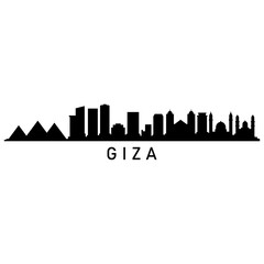 Fototapeta premium Giza skyline