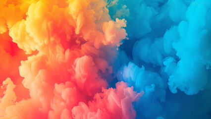 Fototapeta premium Colour Carnival: A Fun and Engaging Rainbow Display