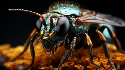 Fototapeta premium Intricate Insect Macro Photography