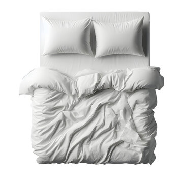 Cama blanca c&oacute;moda