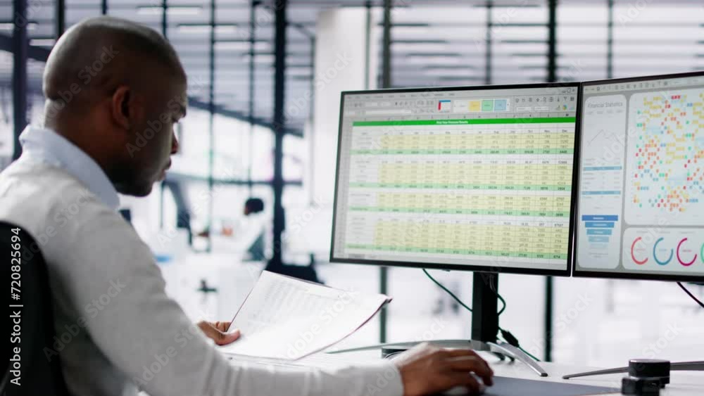 Aufkleber financial business analytics data dashboard