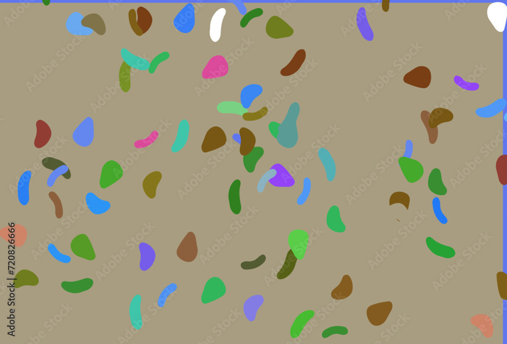 Aufkleber light multicolor, rainbow vector background with abstract forms.