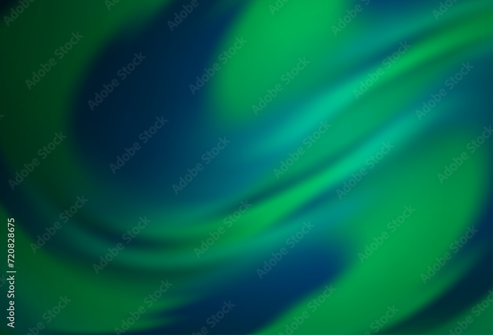 Poster light green vector blurred and colored pattern.