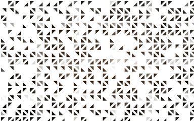 Light Black vector layout with lines, triangles. Abstract gradient illustration with triangles. Pattern can be used for websites.