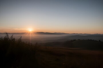 Obraz premium sunrise in the mountains
