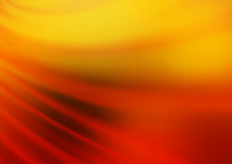 Dark Yellow, Orange vector abstract background. A completely new color illustration in a bokeh style. The background for your creative designs.