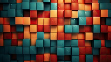 Abstract background with cubes. illustration. Eps 10. RGB EPS 10 Generative AI